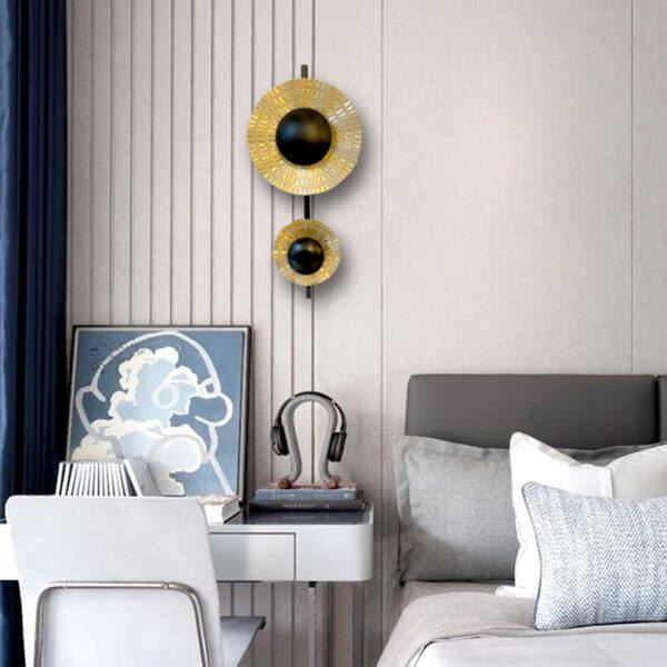 北欧创意现代装饰荷叶个性壁灯客厅卧室床头过道走廊背景墙壁灯具