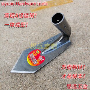 钢马新一代小尖镐淬火高锰钢锄头尖头种菜松土镐头一体开沟培土镐