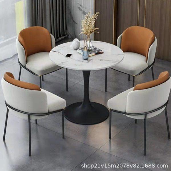 现简约小户型客厅茶几意式小圆桌创意圆形茶桌轻奢岩板茶几桌,商业/办公家具,茶台/茶桌,淘宝优惠券,粉丝福利购,淘宝优惠卷