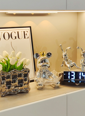 家居入户玄关摆件钥匙收纳托盘进门口F鞋柜客厅餐边W柜装饰品花瓶