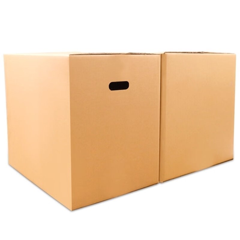 洛港长90*宽50*高60CMw特硬5个无扣手特大号搬家纸箱特硬纸盒收纳