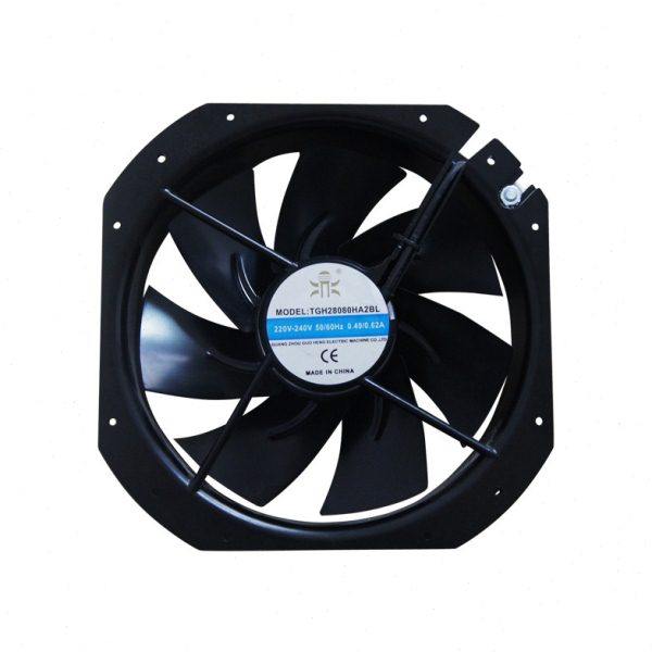 28cm耐温风机 28080 机柜工业风扇 220V 金属铁扇叶风机,五金/工具,工业风扇,淘宝优惠券,粉丝福利购,淘宝优惠卷