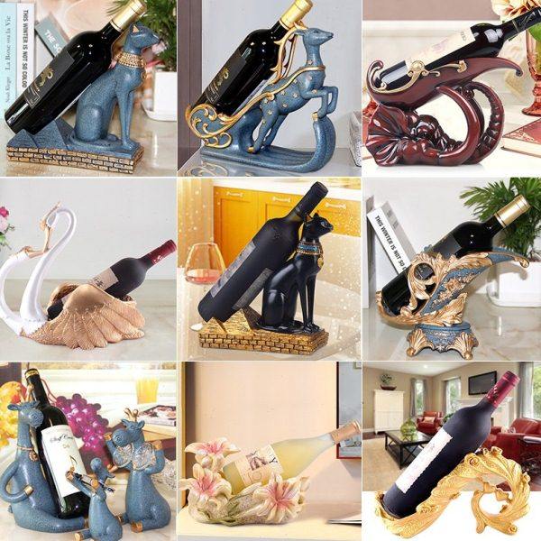 乔迁新居轻奢创意红酒架高档酒柜装饰品摆件欧式家用客厅葡萄酒架,收纳整理,红酒架,淘宝优惠券,粉丝福利购,淘宝优惠卷