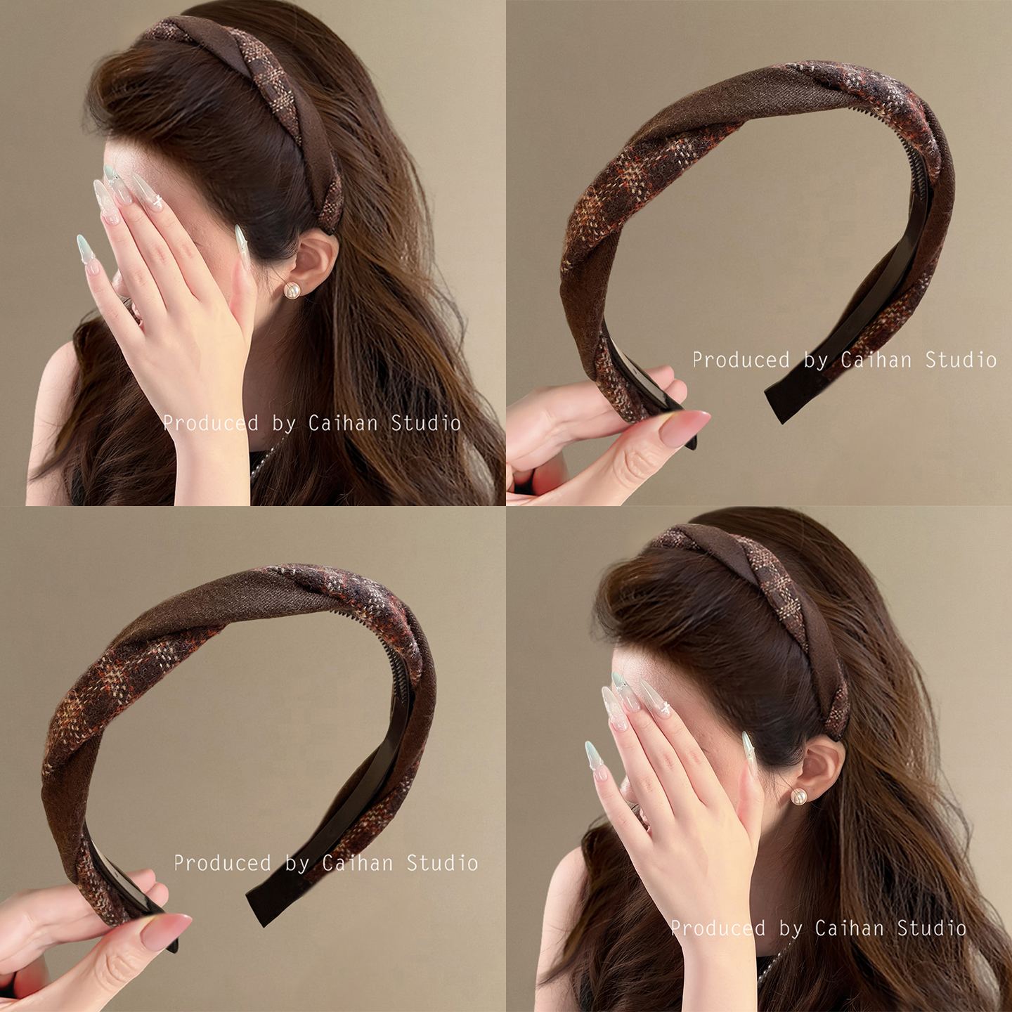 秋冬细边高颅顶发箍女款2025新款