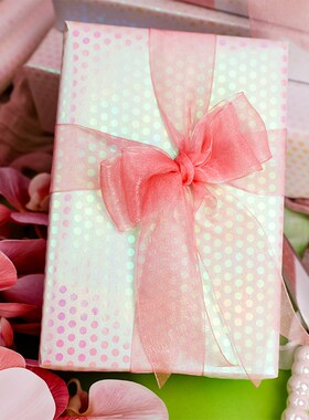 礼物包装纸大尺寸生日礼品盒打包幻彩G金葱纸高级感闪粉蓝色礼品