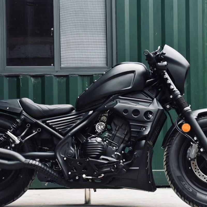 反叛者 改装CM300油箱罩 w叛逆者 CM500油箱半包围 暗黑机能风