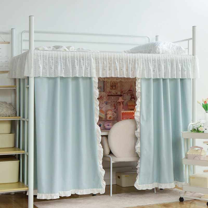 上床下桌遮挡帘强遮光 学生宿舍下铺专用床帘P 桌下隔断隐私桌帘