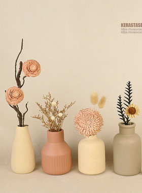 装饰品摆件家居饰品北欧干燥花轻E奢奶油风电视玄关柜新家里摆设