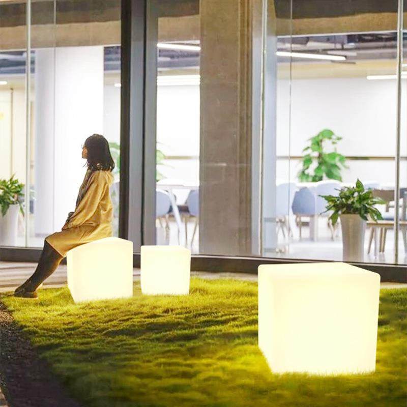 发光凳子方块立方体灯防水户外草坪灯景观庭院美陈装饰酒吧太阳能,纺织面料/辅料/配套,纺织机械配件,淘宝优惠券,粉丝福利购,淘宝优惠卷