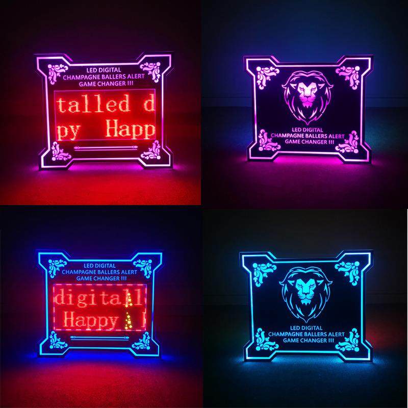 酒吧KTV出酒气氛助威道具LED屏幕发光手举牌七彩大屏编程广告牌,纺织面料/辅料/配套,纺织机械配件,淘宝优惠券,粉丝福利购,淘宝优惠卷