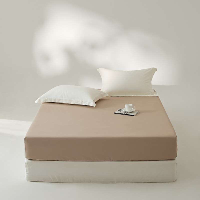 E&H24新款秋冬纯色磨毛单品系列--单床笠 90*190*25cm单床笠 布丁