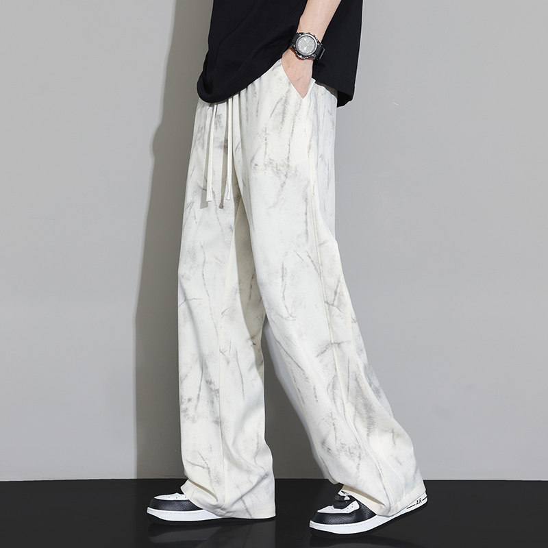 啄木鸟集团官方美式脏脏裤男款春夏薄款2026休闲垂感宽松直筒裤TZ,男装,休闲裤,淘宝优惠券,粉丝福利购,淘宝优惠卷