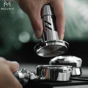MUVNA慕威纳 意式咖啡布粉器可调节恒压铿锵冲击压粉器58mm压粉锤