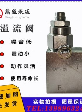 XDYF-20-00先导式单向溢流阀加油路块小溢流阀破碎锤挖掘机用