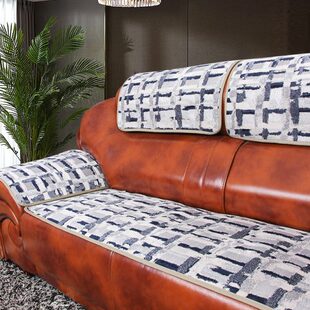 冬季欧式沙发毛绒沙发垫皮沙发专用垫子坐垫四季通用北欧定做简约