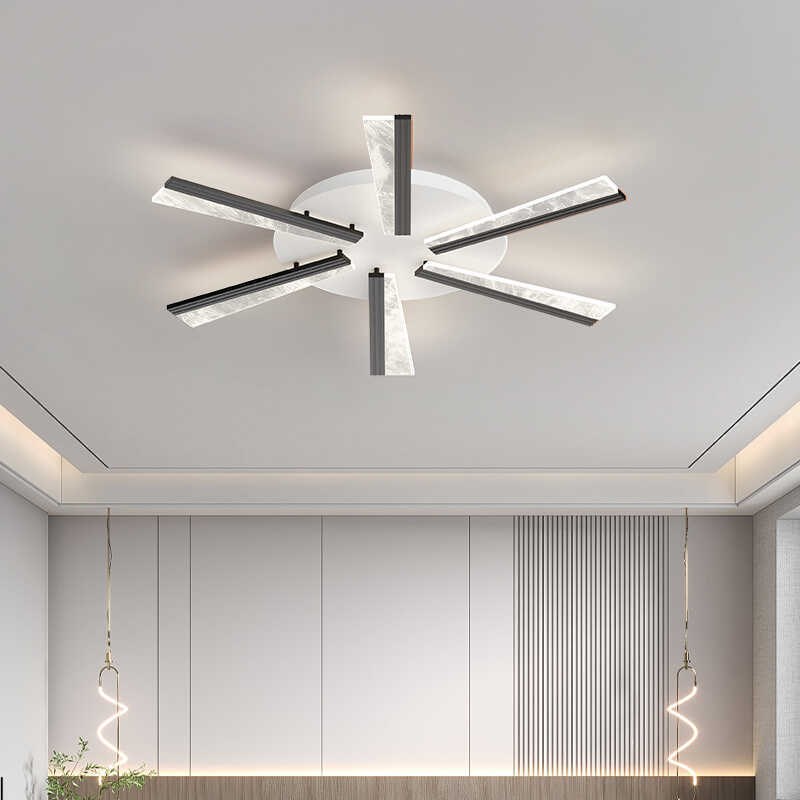 全光谱客厅主灯现代北欧创意个性云雾卧J室吸顶灯全屋套餐中山灯