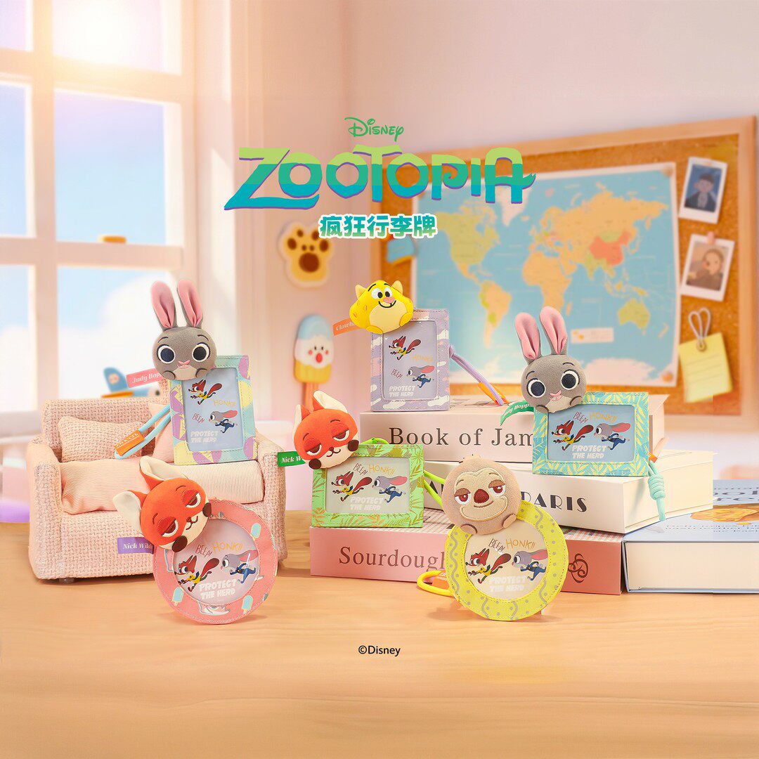 迪士尼正版授权疯狂动物城钥匙扣