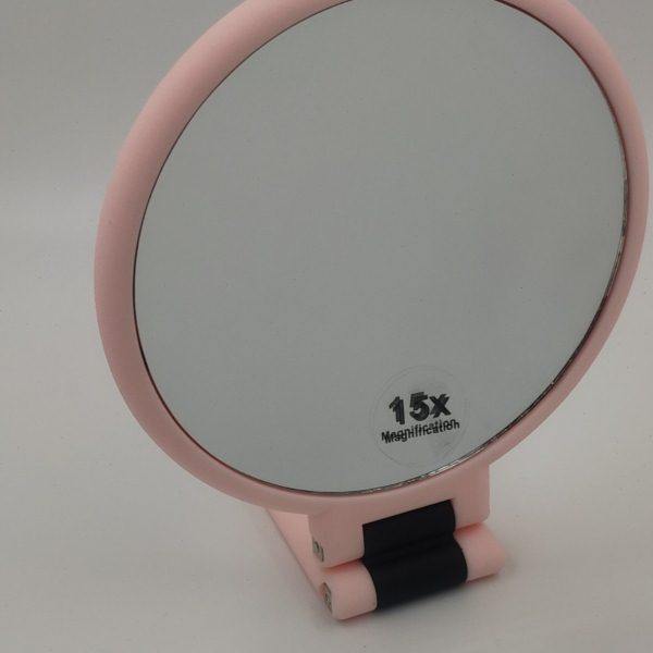 桌面卫生间折叠10倍高清便携手持15倍放大化妆镜高倍宿舍浴室镜子,家庭/个人清洁工具,随身化妆镜,淘宝优惠券,粉丝福利购,淘宝优惠卷