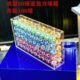 乒乓亚克力球箱100球透明球盒双层带手柄手提箱便携式 摇号机附件