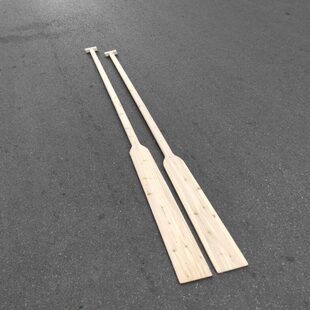 船桨划桨 手摇一对皮划艇船桨板拖尾桨龙舟漂流实木划船桨舵道具