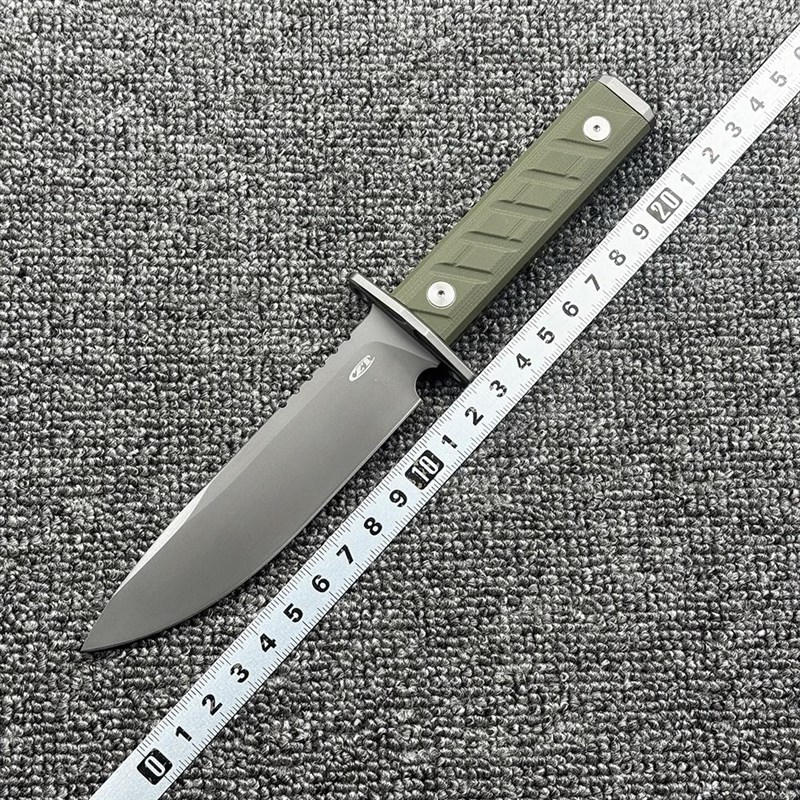 Zt0006Gh10刀柄直刀高硬度厨房家用户外露营式多功能便携式工具刀