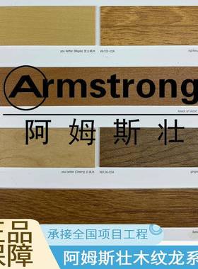 阿姆斯壮pvc地板 Armstrong木纹龙系列 学校展厅加厚耐磨塑胶地板