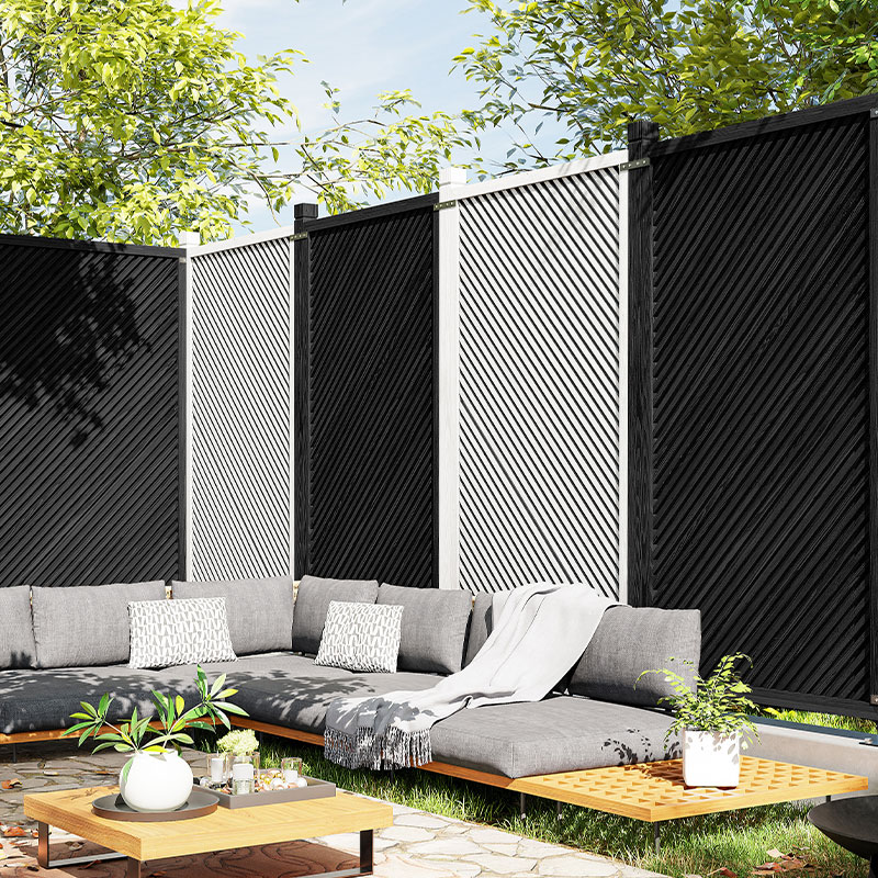 室外露台护栏篱笆防腐木围栏x栅栏实木隔断墙户外庭院阳台围墙屏