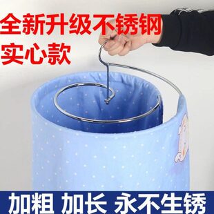 不锈钢晒床单被子神器蜗牛圆形旋转晾衣架被单阳台可螺旋式晒衣架