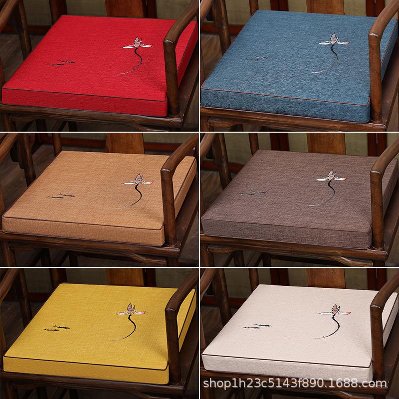 红木沙发坐垫椅垫中式餐椅实木家具圈椅太师椅椅子垫茶椅加厚垫子