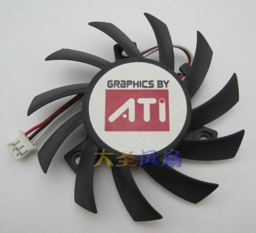 ATI T127010DH 显卡风扇 直径65mm 孔距40mm 12V 0.35A