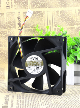 AVC P1238B24H 12CM 12038 24V 0.35A 四线 变频器双滚珠散热风扇