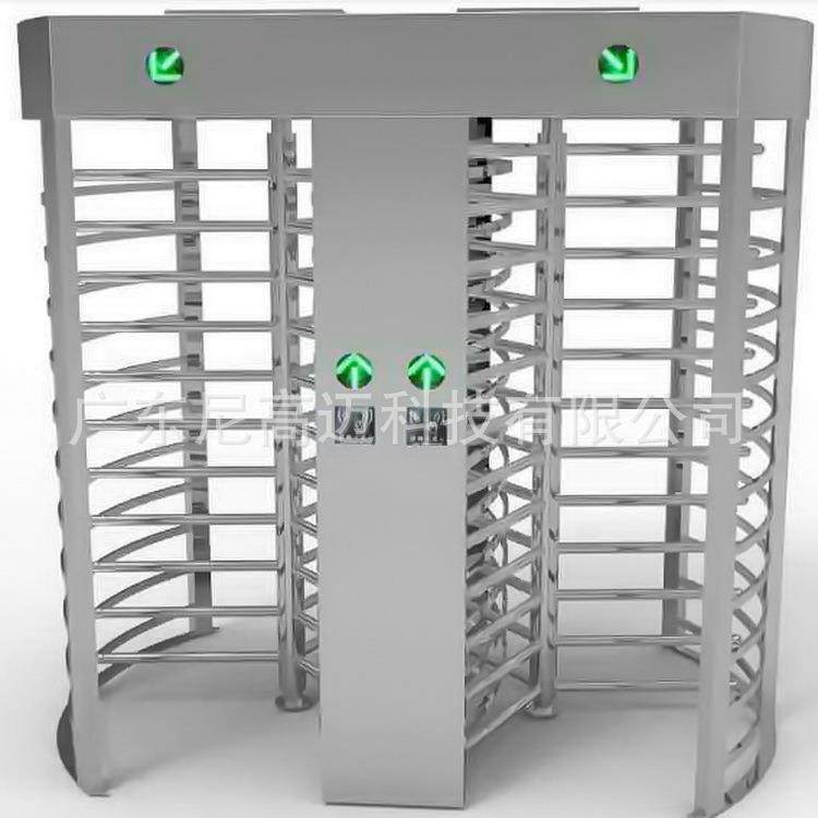 旋转全高辊闸双机芯进出三辊匝口机人脸识别刷卡四叉杆十字闸挡门