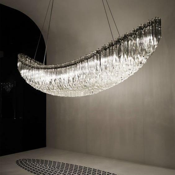 工程灯后现代创意设计师个性酒店办公室餐厅会所水晶装饰吊灯