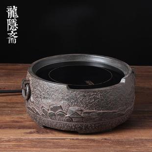 台湾龙隐斋电陶炉茶炉家用静音小型煮茶炉铁壶电陶炉家用茶炉