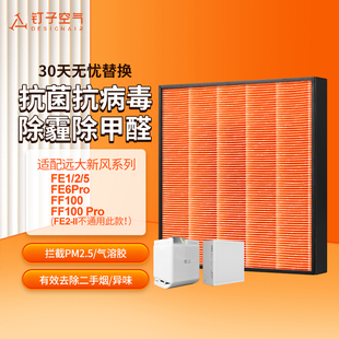 pro高效滤芯FDZ1 FE6 FD2 FE5 适配远大新风肺保过滤器FE1
