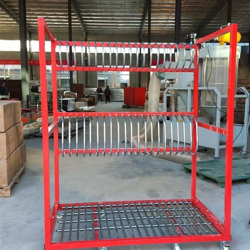 全屋定制工厂家具厂板材余料架余料车,板材放置架可V移动8个轮新