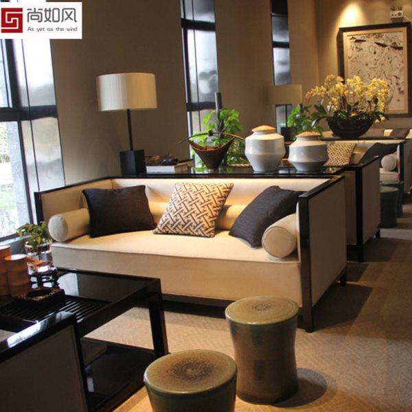 新中式售楼处洽谈沙发双人 现代酒店大堂接待家具 茶楼馆休闲卡座,住宅家具,布艺沙发,淘宝优惠券,粉丝福利购,淘宝优惠卷