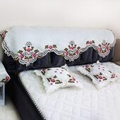 多用床头套罩盖布盖巾弧形通用新款 欧式 田园现代简约防尘搭布布艺