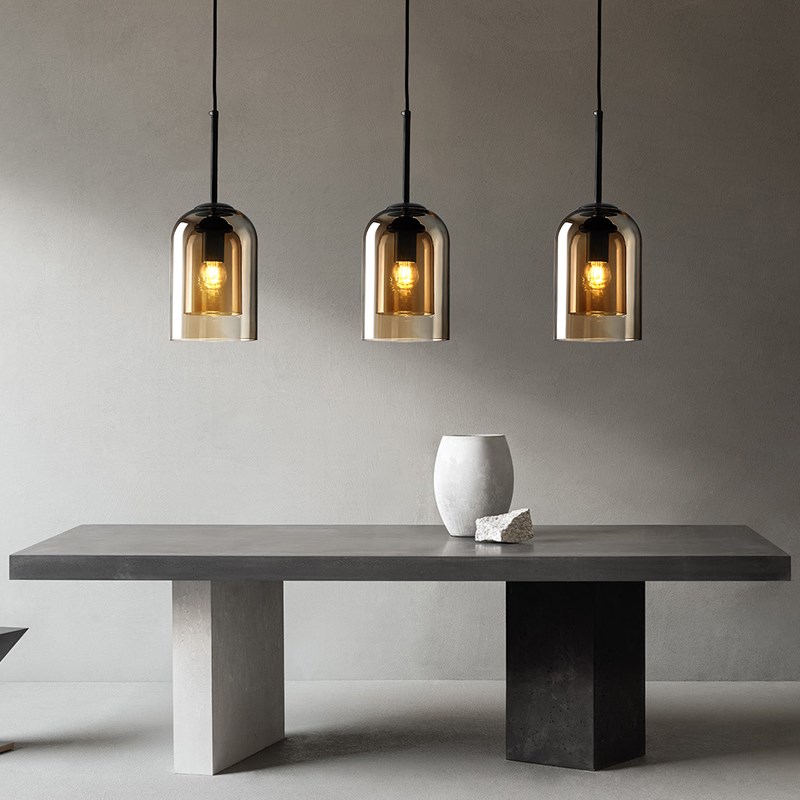 简约餐厅a吊灯北欧创意玻璃酒吧台桌咖啡馆样板房背景墙床头小吊