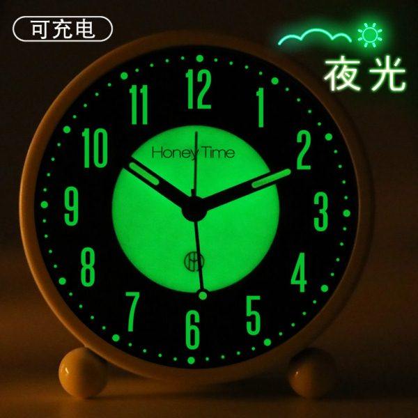 Z655摆件摆放台式钟表夜光充电闹钟小学生用简约家用台钟静音座钟,家居饰品,台钟/闹钟,淘宝优惠券,粉丝福利购,淘宝优惠卷