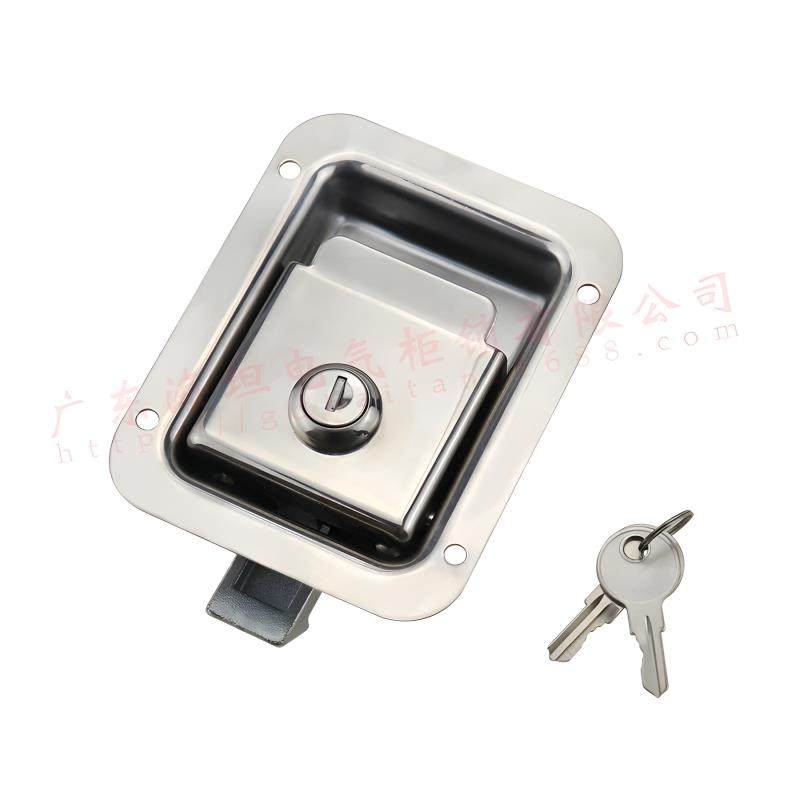 MS858A平面锁不锈钢房车机箱机柜重型车汽车门锁工业电柜箱锁