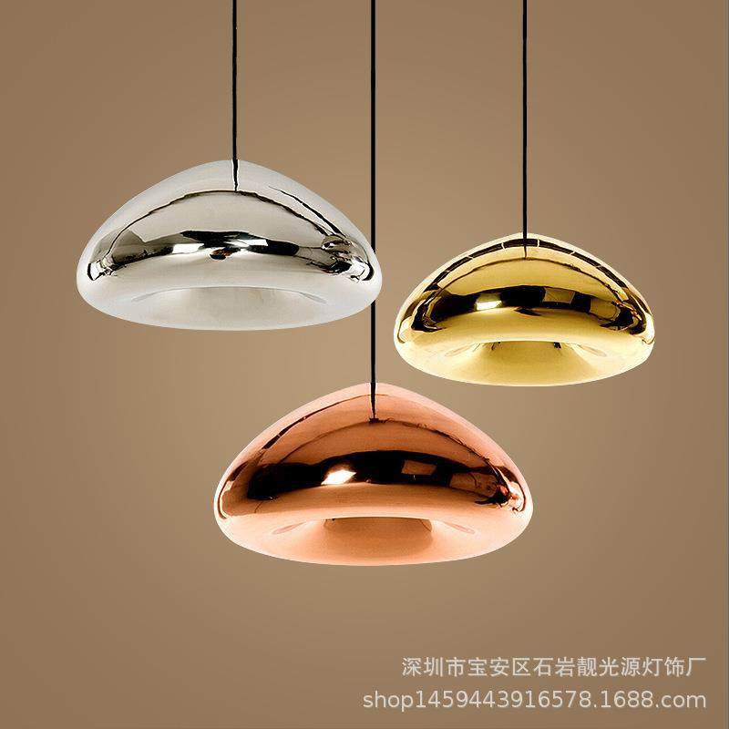 北欧面包玻璃吊灯创意现代简约酒吧咖啡厅金色银色古铜色碗玻璃灯,家装灯饰光源,智能吊灯,淘宝优惠券,粉丝福利购,淘宝优惠卷