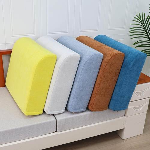 沙发靠垫科技布大靠背客厅实木沙发靠背垫长方形单人靠垫定靠枕制