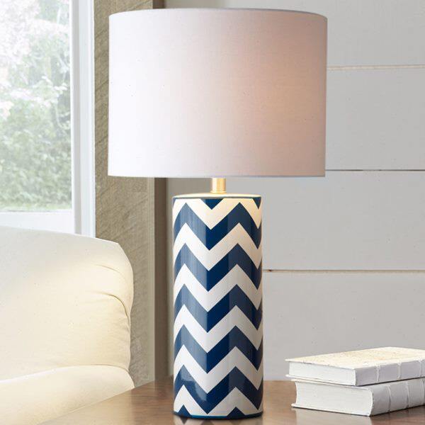 创意个性地中海台灯蓝色简约现代样板间卧室床头柜灯温馨暖光台灯