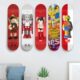 饰品板面 酒吧流行挂件装 定制潮牌滑板 芝麻街陈列广告墙壁时尚