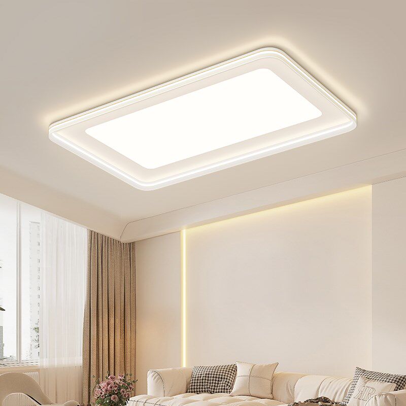 客厅主灯吸顶灯饰2025新款大厅主卧F室吊灯具现代简约大气广东中