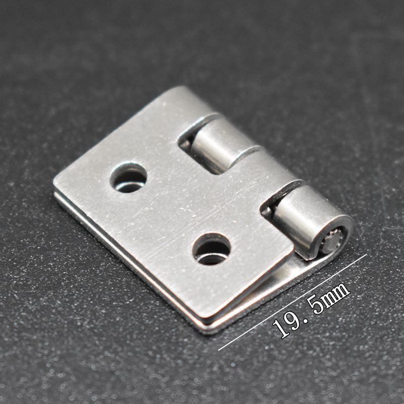 304不锈钢合页铰链迷你小合页箱包橱柜门配件合叶折页加厚1寸25mm