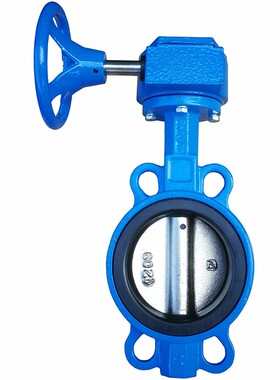 涡轮对夹蝶阀D371X-16手动自来污水利DN50 65 80 100 125 150 200