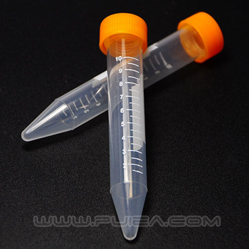 螺口尖底离心管10ml PP塑料锥形底离心管 EP管 带刻度 100支/包