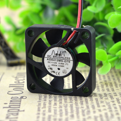 台湾协喜ADDA AD0412MS-G70 4010 4cm 12V 0.08A 超静音显卡风扇